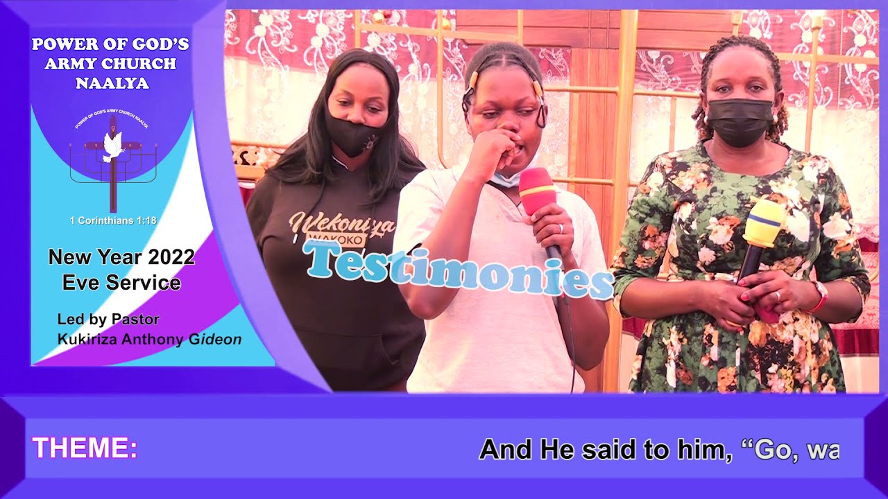 POWER OF GOD'S ARMY CHURCH NAALYA   2022  EVE SERVICE part A