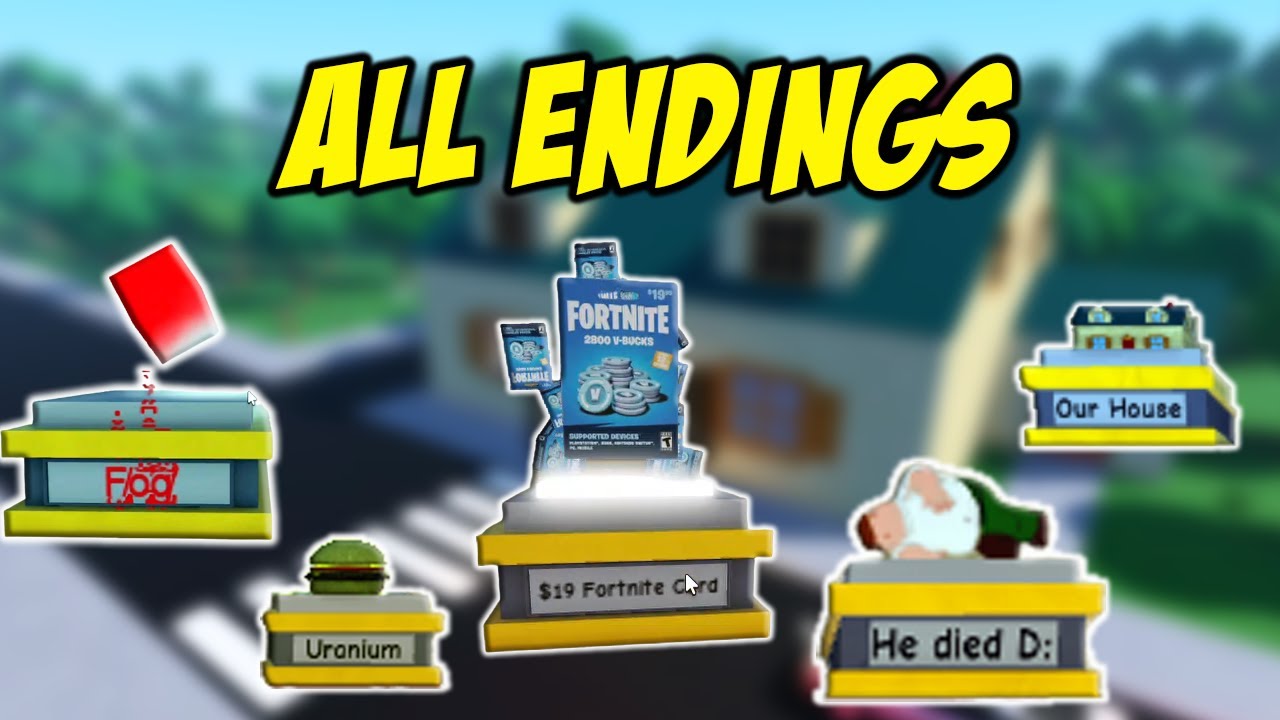how to get ALL ENDINGS(5) in RAISE A PETER | ROBLOX