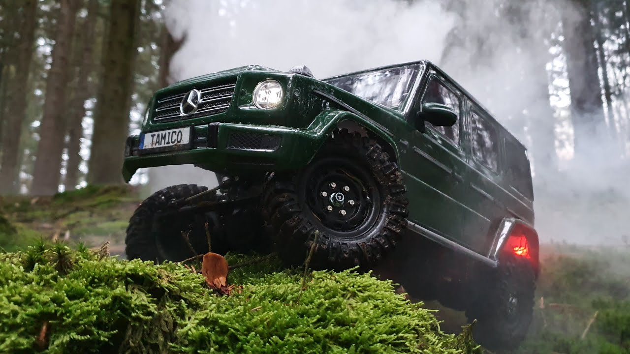 Tamiya CC-02 - Mercedes-Benz G500 - First Run