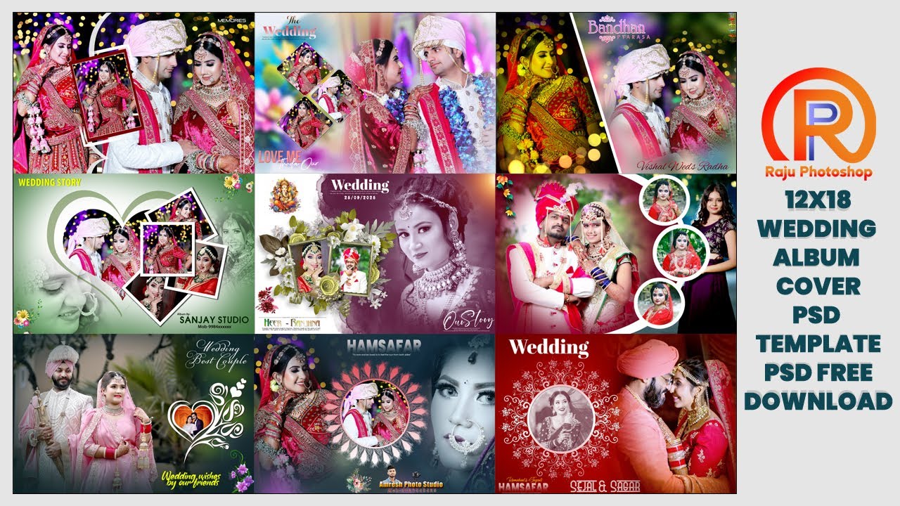 12x18 New Album Cover Psd Designs 2025 | 12x18 Album Cover Psd