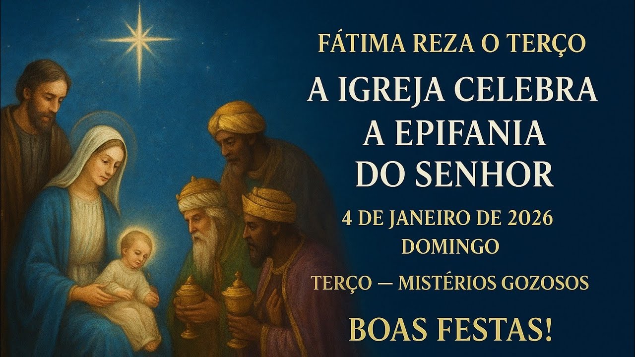Terço do Rosário, Mistérios Gososos, 4 de Janeiro de 2026.