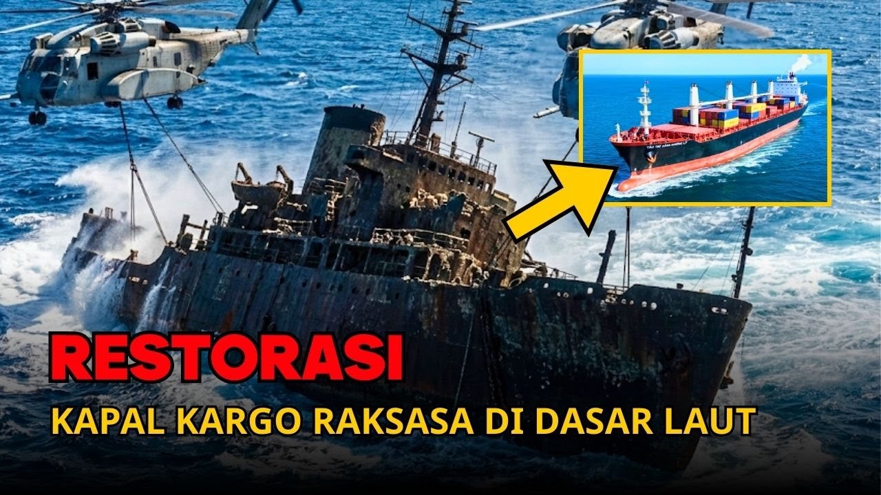 Restorasi Kapal Kargo Raksasa | Dari Bangkai Berkarat Menjadi Siap Beroperasi