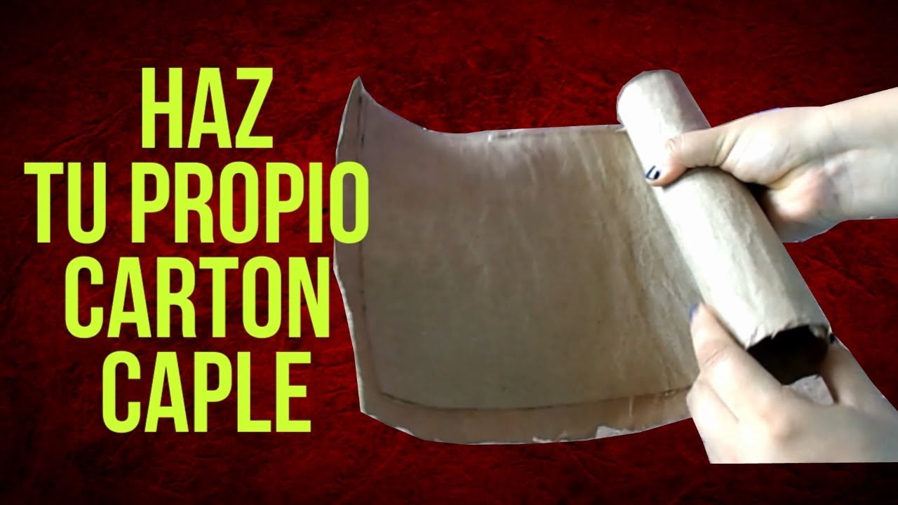 Haz tu propio carton caple