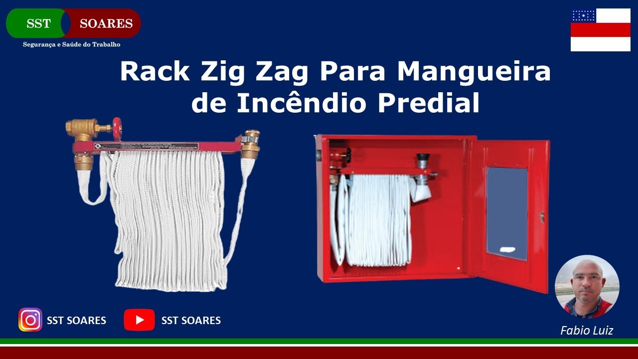 Rack Zig Zag Para Mangueira Predial