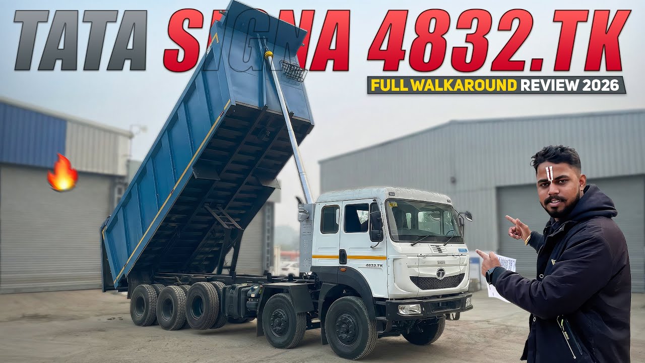 New Tata Signa 4832.TK Tipper Review 2026 🔥| On Road Price, EMI, Payload & Specs