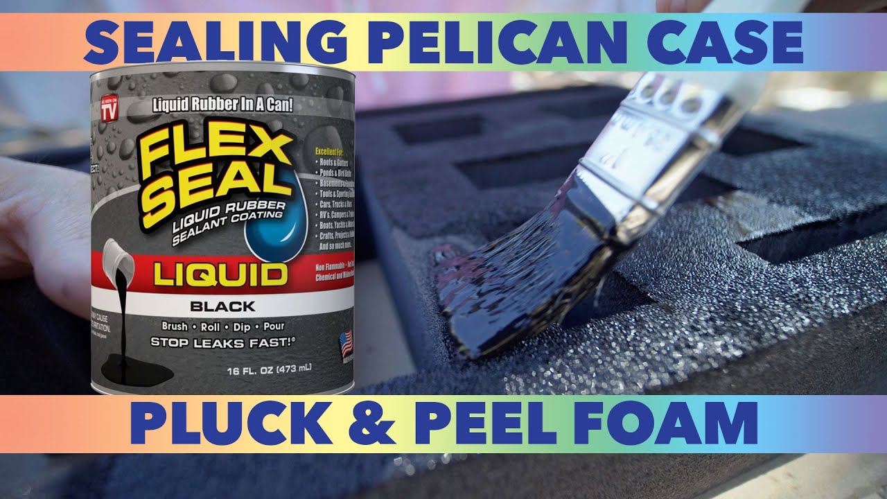 Sealing Pelican Case Pluck and Peel Foam