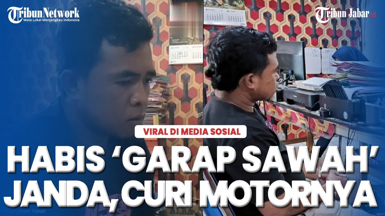 VIRAL Oknum PERANGKAT DESA 'Garap Sawah' Selingkuhan di Pinggir Sungai, Lalu Kabur Curi Motornya
