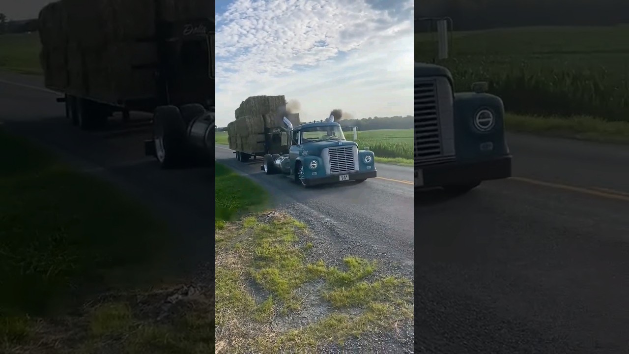 Cummins swap loadstar hauling straw