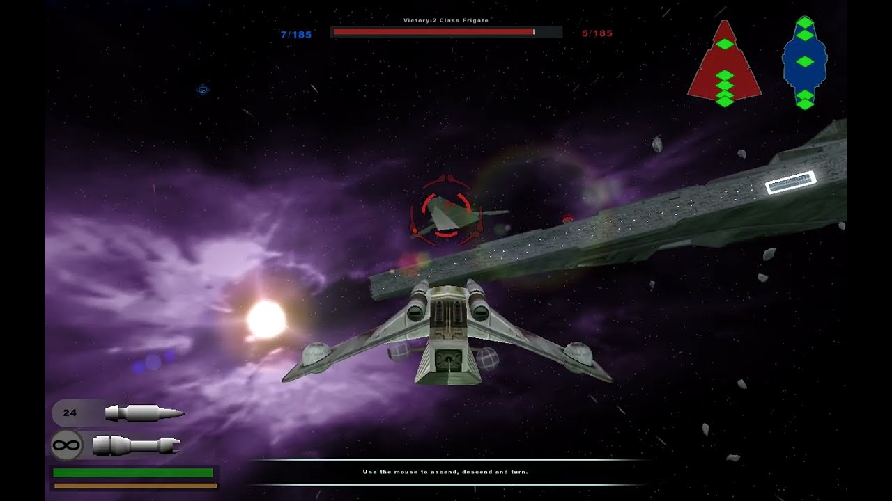 Star Wars Battlefront II 2005 Assault Space Yavin / I just kept crushing the Gunship!