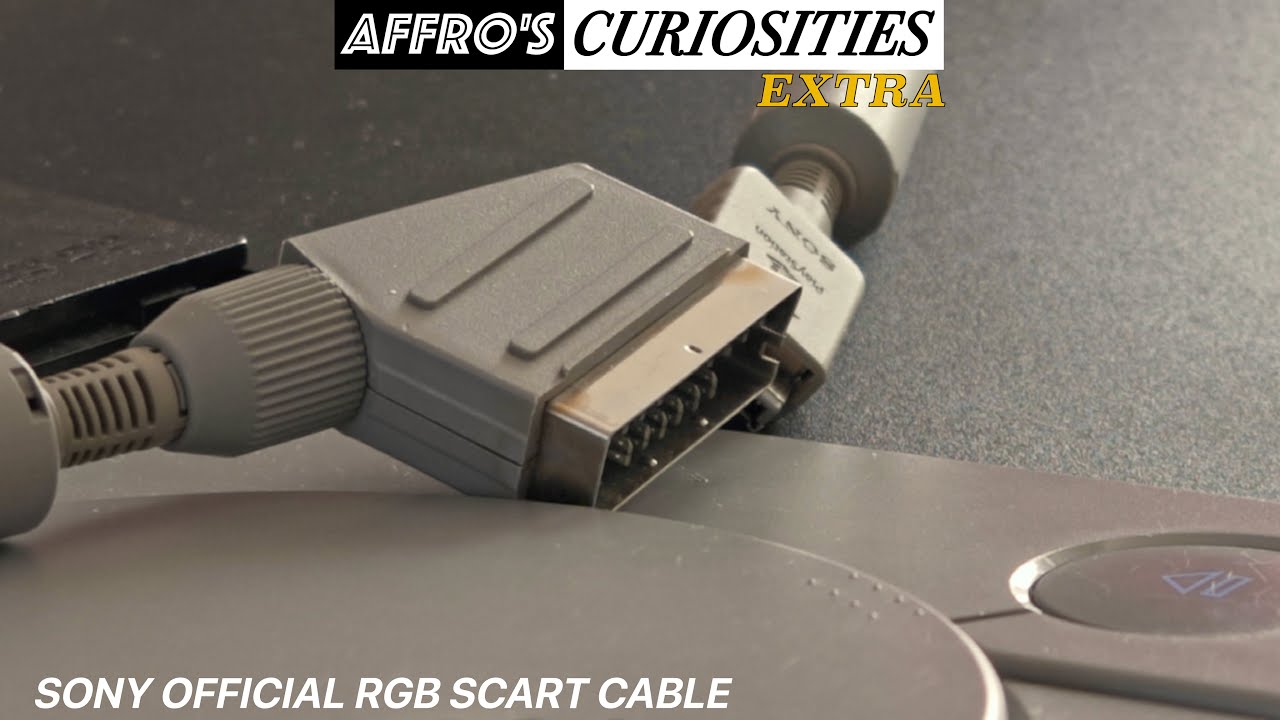 НЕВЕРОЯТНЫЙ RGB-кабель SCART от Sony (протестировано для PS1, PS2, PS3) &mdash; Affro's Curiosities EX