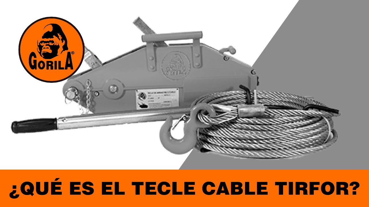 ¿Qué es el tecle de cable? - GORILA