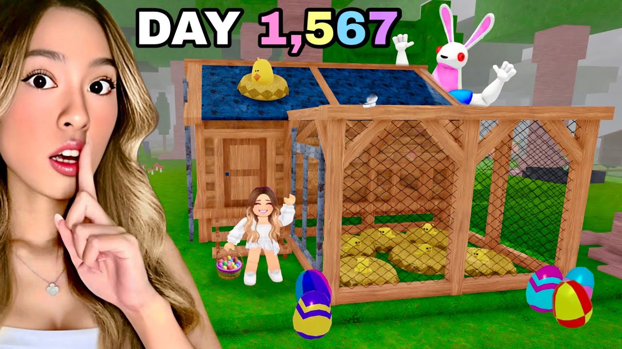 I Survived In a CHICKEN COOP For 99 Nights In The Forest..