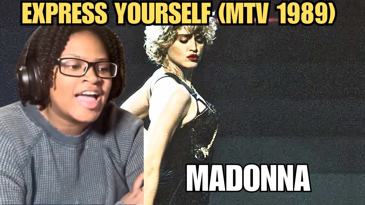 Madonna- Express yourself (live MTV 1989) #madonna #mtv #music