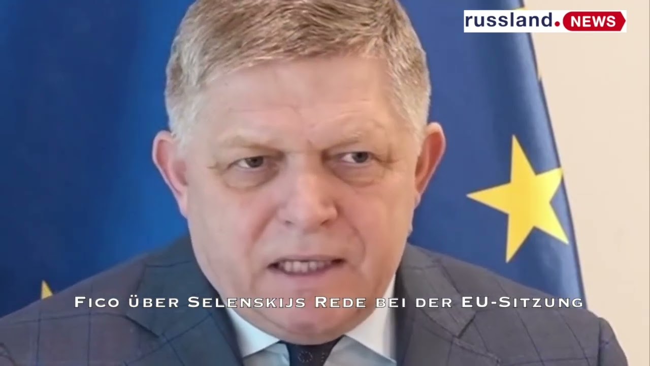 Fico &uuml;ber Selenskijs Rede bei der EU Sitzung