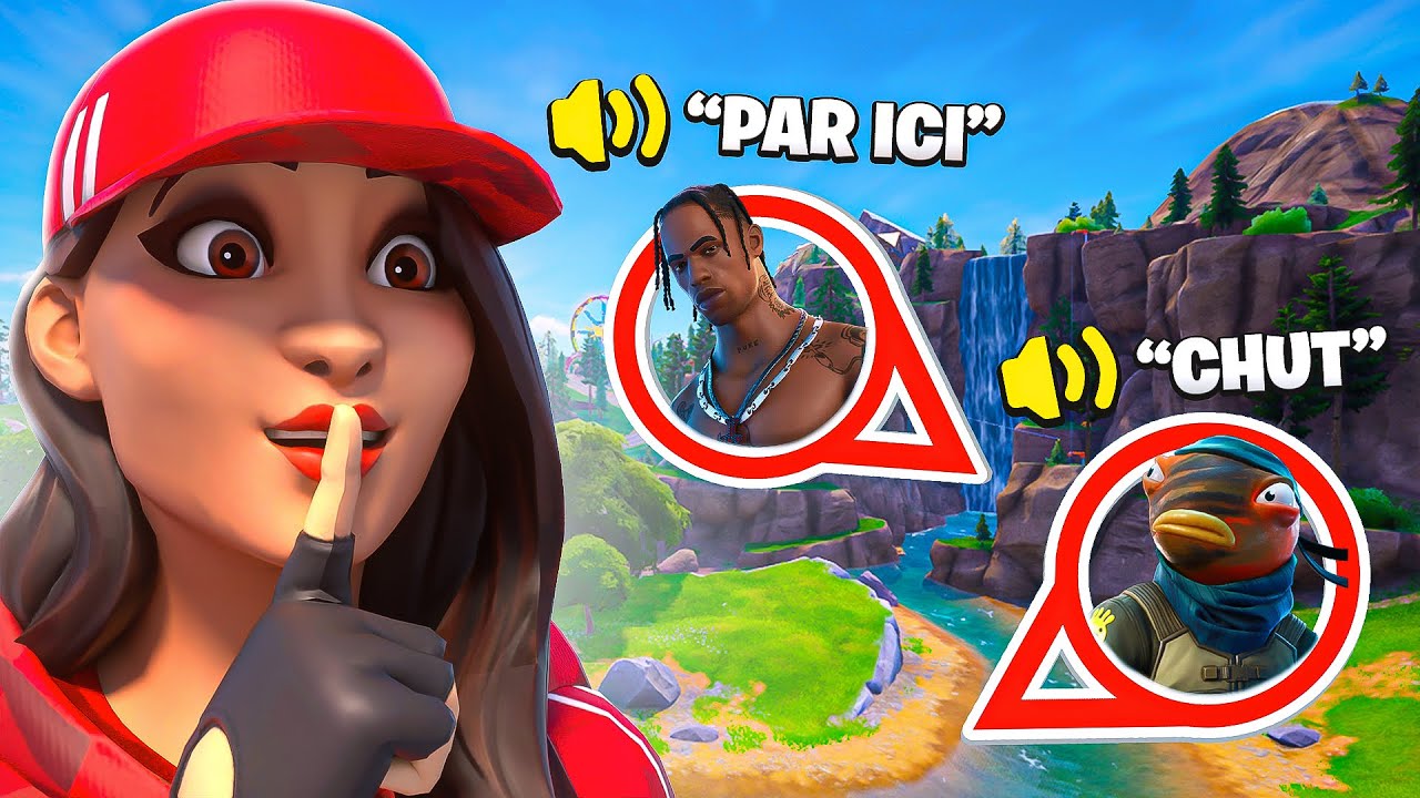 CACHE CACHE avec le VOCAL de PROXIMITÉ spécial NOËL sur FORTNITE ! 😂 (DELULU)