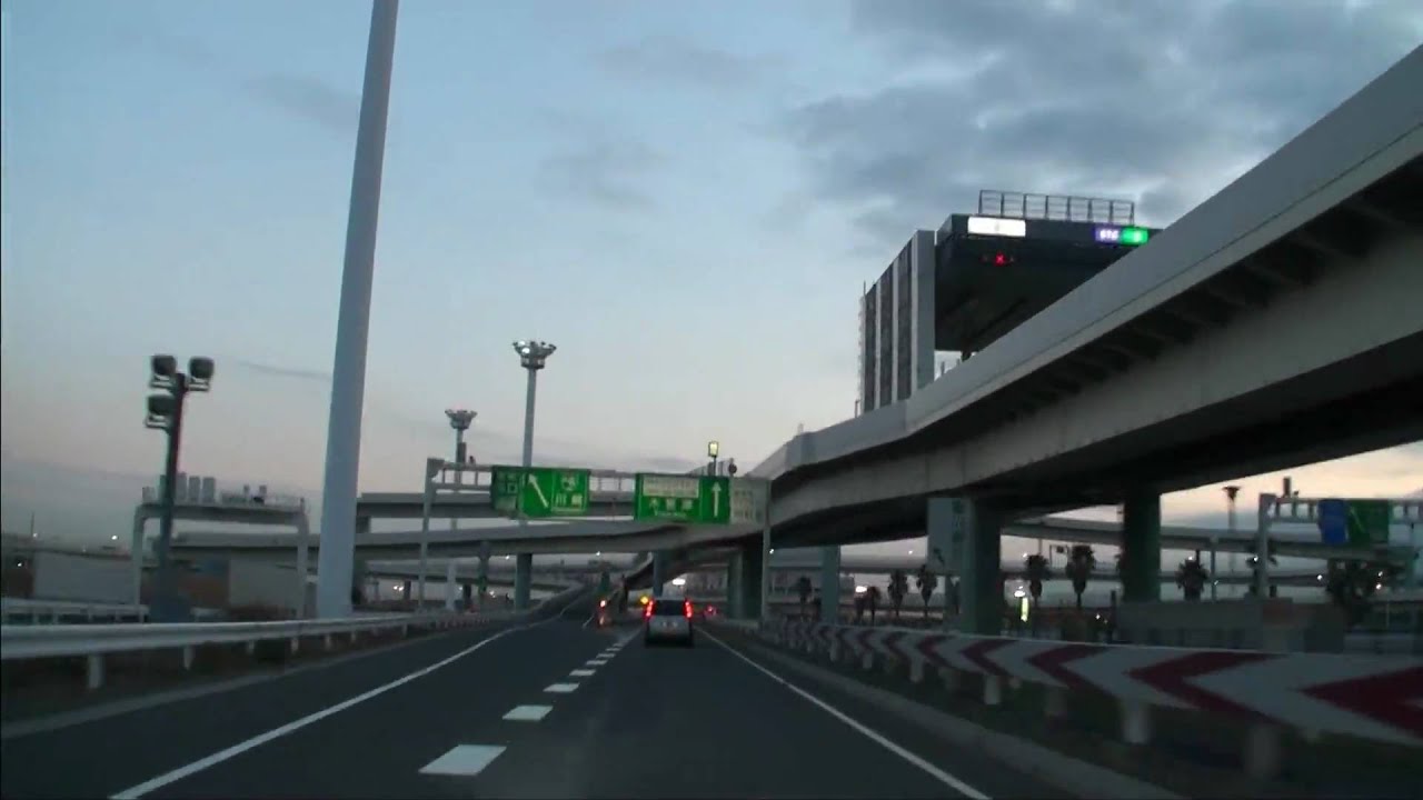 早朝の横浜ベイブリッジ～東京湾アクアライン HD