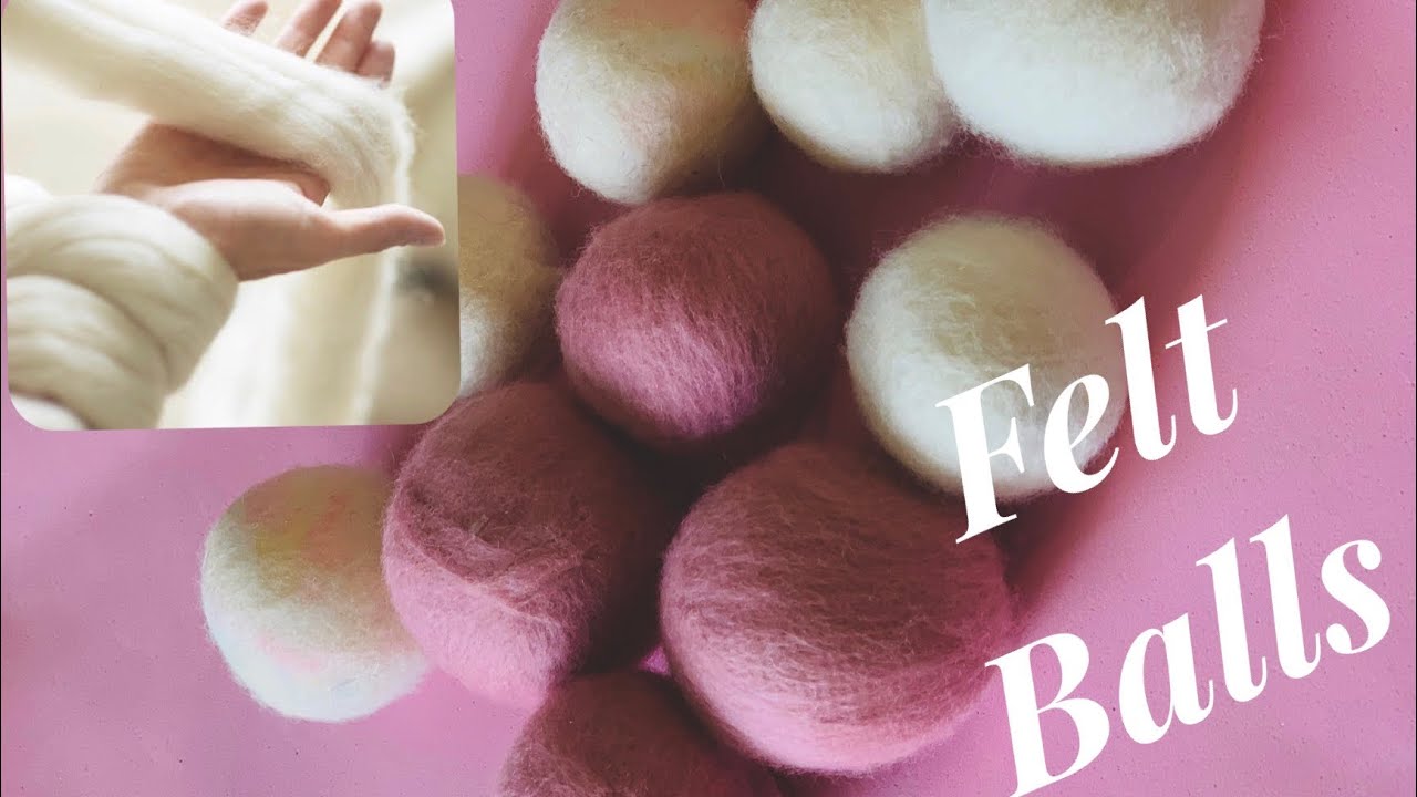 Felt Balls || Felt Balls DIY || How to make Easy Felt Balls