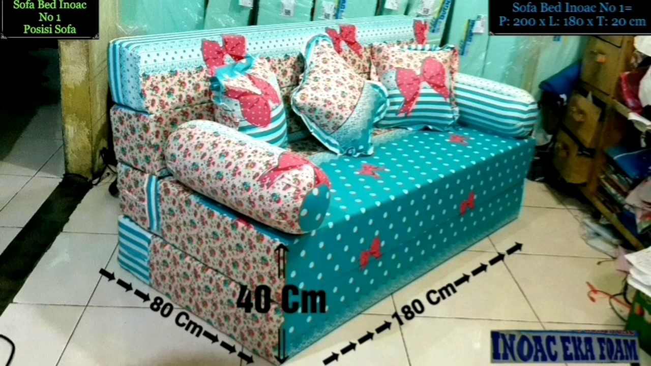 Sofa Bed inoac No 1 Ukuran 200x180x20
