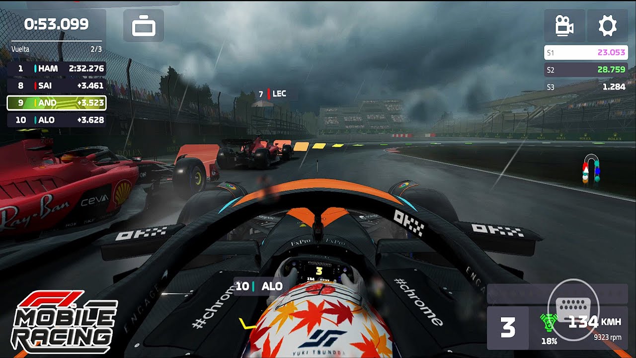 TRIPLE ADELANTAMIENTO CON LLUVIA EN CANADÁ | F1 MOBILE RACING EXPERTO I #4