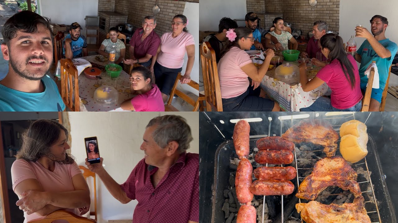 DIA DOS PAIS COM UM BELO CHURRASCO EM FAMÍLIA !!! 🤩
