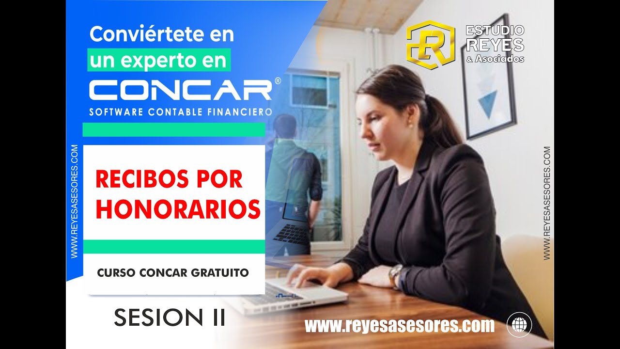 🔴 ¿Cómo 𝗥𝗘𝗚𝗜𝗦𝗧𝗥𝗢 de Recibo de  𝗛𝗢𝗡𝗢𝗥𝗔𝗥𝗜𝗢𝗦? CURSO CONCAR Gratis! ✔