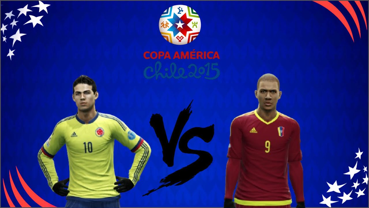 Colômbia x Venezuela - Copa América 2015 PES 2013