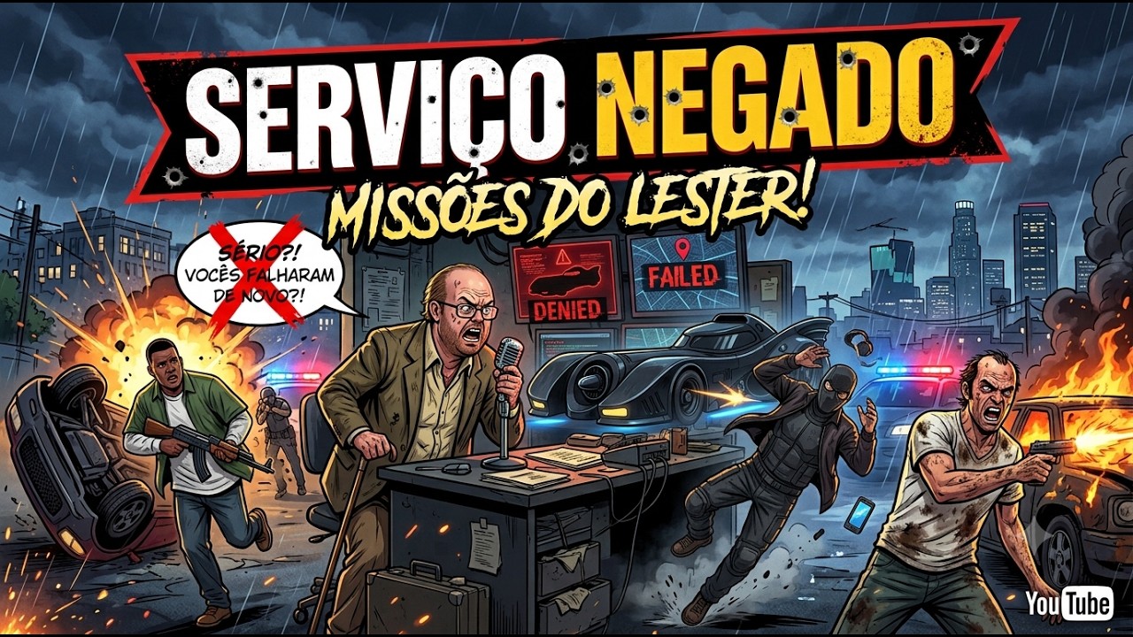 #77 - GTA 5 -PS5 - SERVIÇO NEGADO (LESTER) - 04-02-26