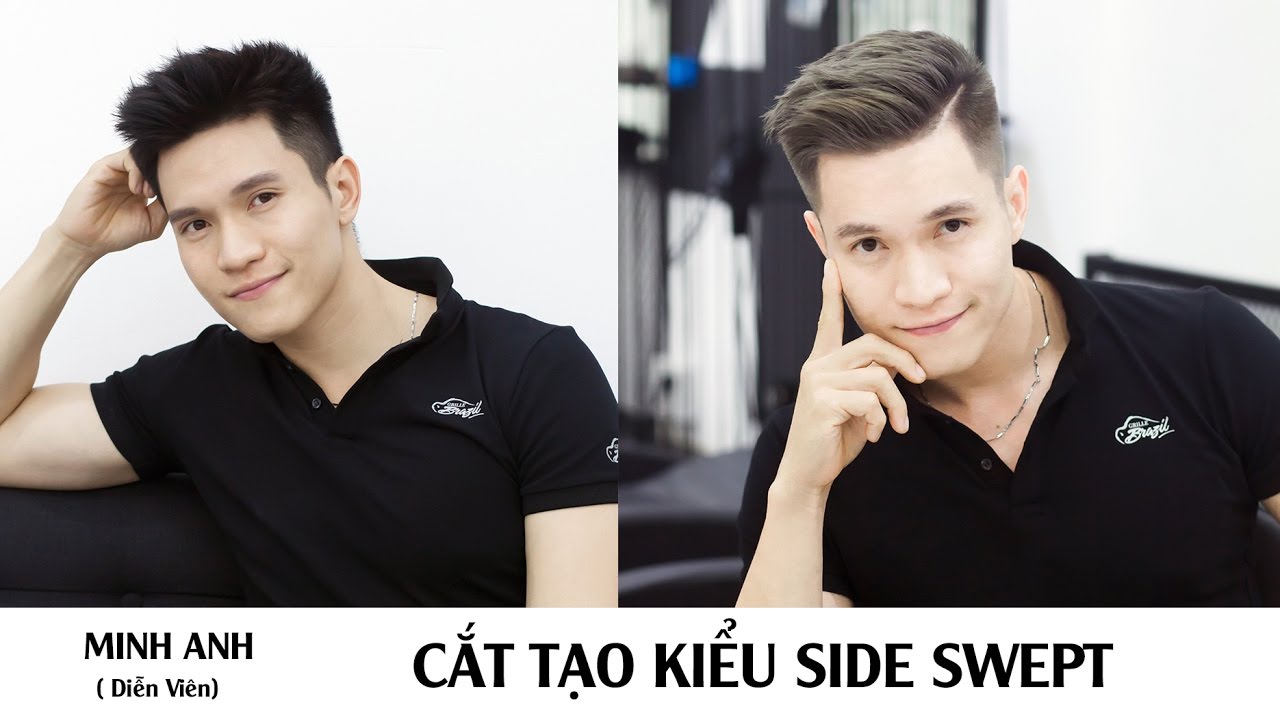 Cắt tạo kiểu Side Swept | Diễn viên Minh Anh