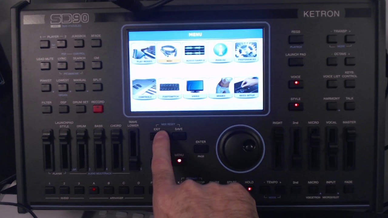 Ketron SD90 GM sound and presets Eng