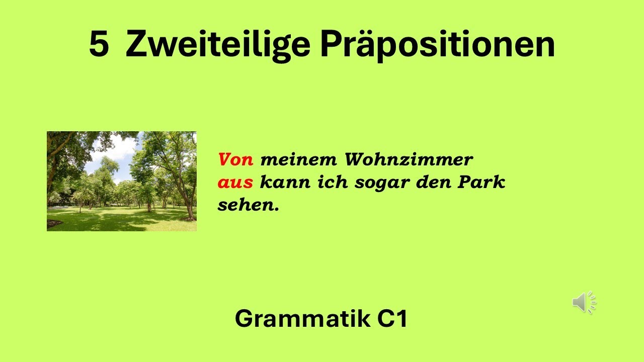 Zweiteilige Präpositionen 1: von ... aus, um ... herum, auf ... hin, von ... ab/an, über ... hinaus
