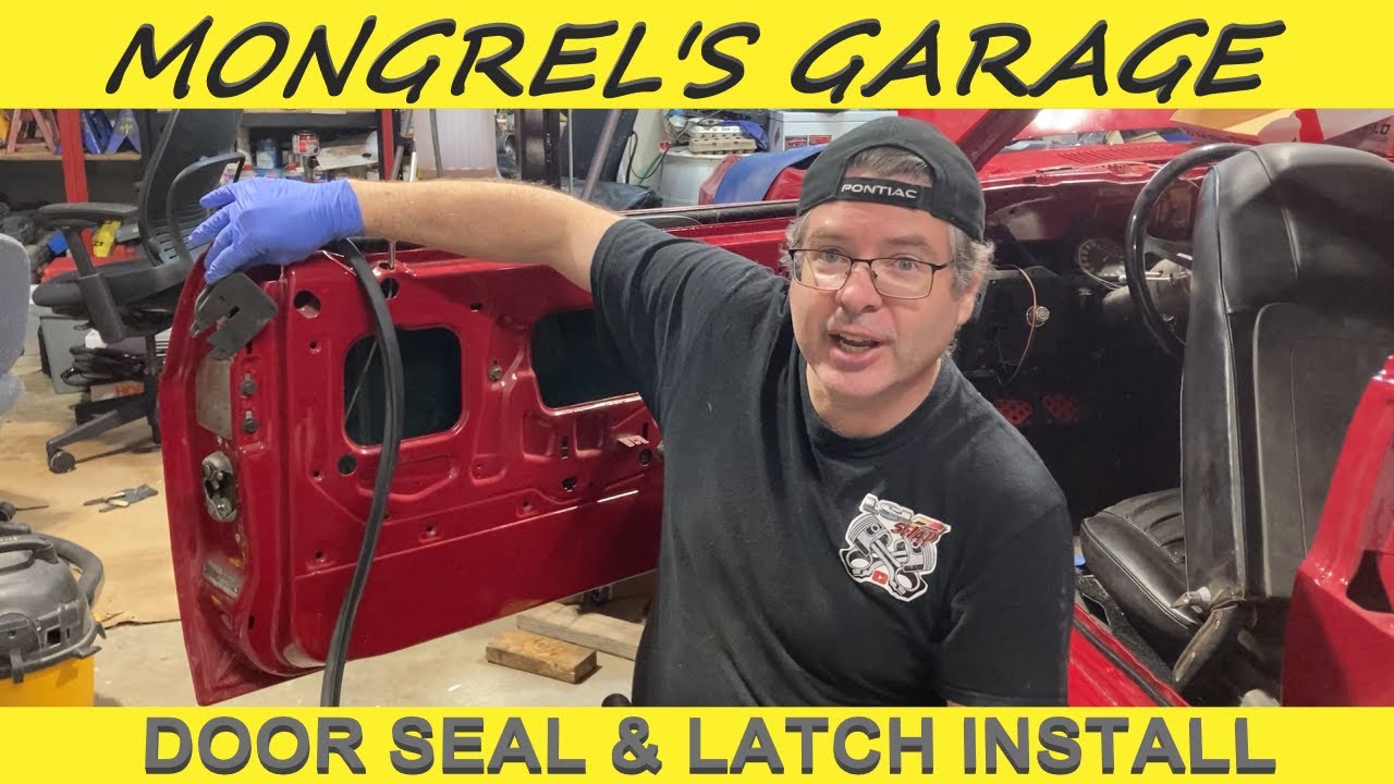 69 Mustang Door Latch and Weather Stripping Install - It's a Mess!