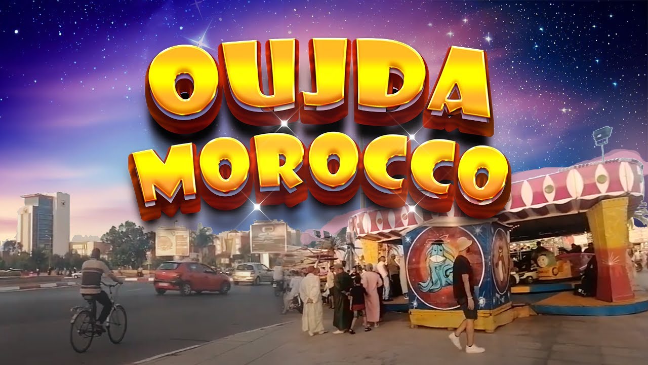 Exploration Oujda 🌆🏰 Place 3 Mars, Pont Historique, Tours Majestueuses et Manège Magique Maroc 2023