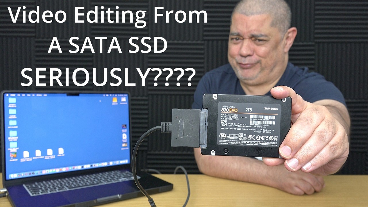 Can you edit video on your Mac using an external SATA SSD, will it be fast enough?