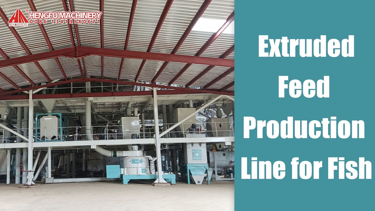 Extruded Feed Production Line for Fish#livestock #poultry #feedmachine #machine #unit #factory