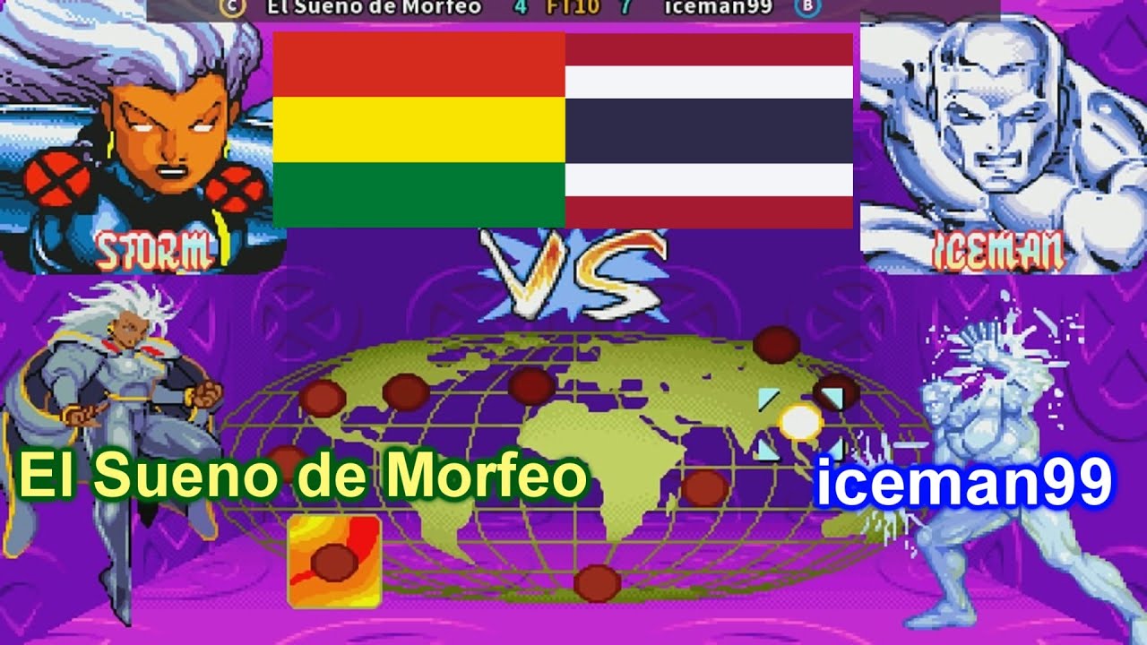 X-Men: Children of the Atom - El Sueno de Morfeo vs iceman99 FT10