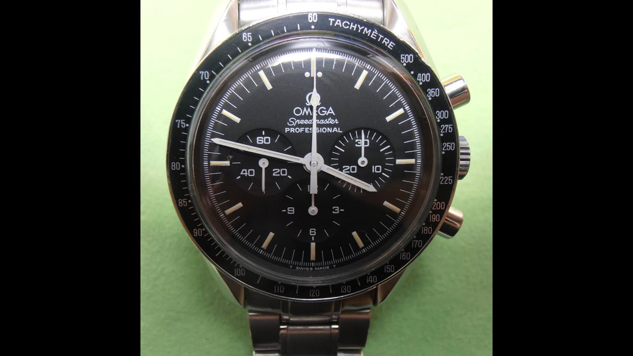 OMEGA Speedmaster Professional Moon watch, Cal. 861. Reparatur und Teilrevision, Vorher & Nachher.