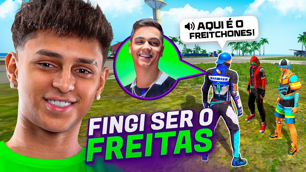 FINGI SER O FREITAS NO FREE FIRE!