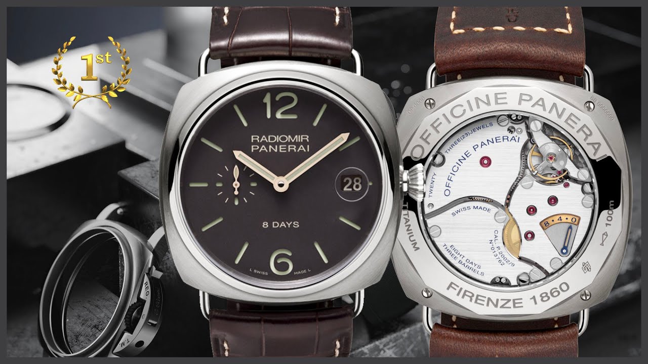 Обзор часов Officine Panerai Radiomir 8 Days Titanio PAM 00346 в часовом ломбарде Киева!