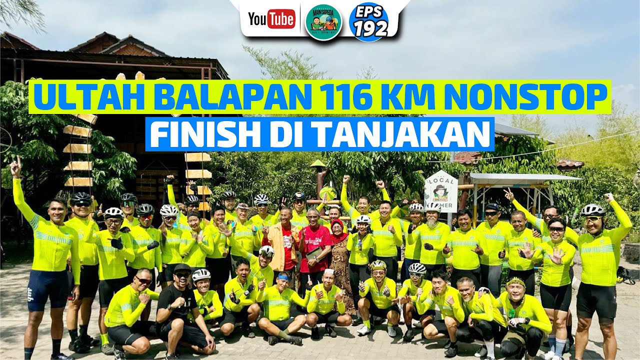 AA SoS Race with Friends - Ultah Balapan 116 Km Nonstop Finish di Tanjakan
