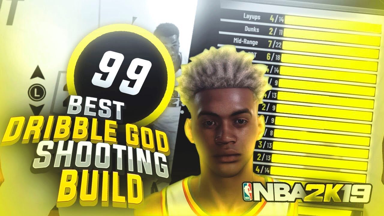 THE BEST DRIBBLE GOD SHOOTING BUILD ON NBA 2K19! SPEEDBOOST WITH A SHARPSHOOTER | AUTOMATIC GREENS