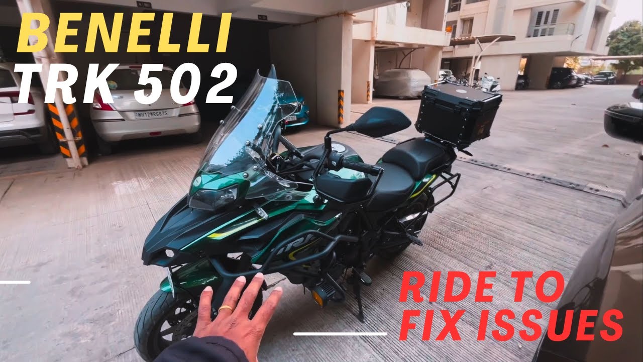 Fixing a Benelli TRK 502 long-pending issues || Ride to fix and buying something for the ride.