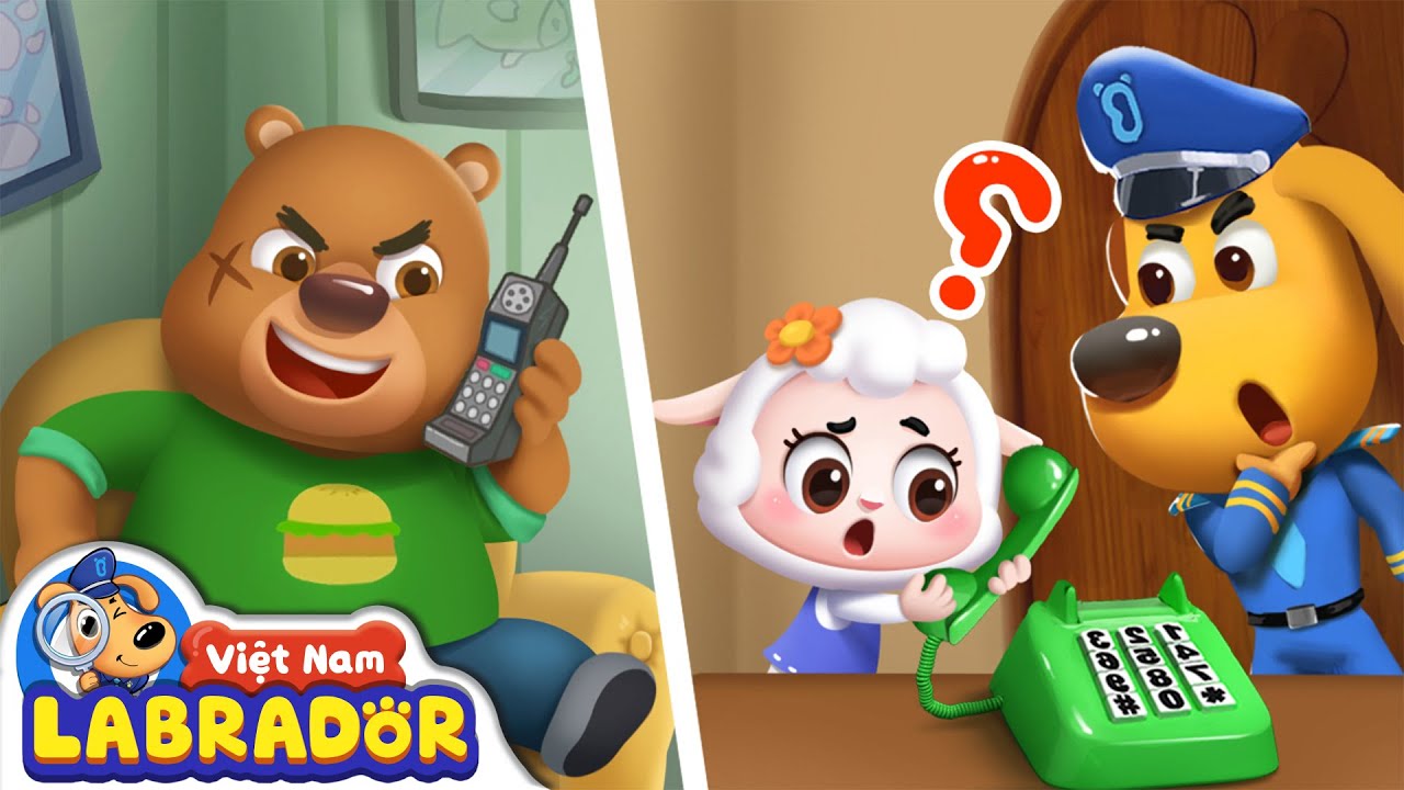 Những cuộc điện thoại của người lạ | Hoạt hình cảnh sát trưởng Labrador | BabyBus
