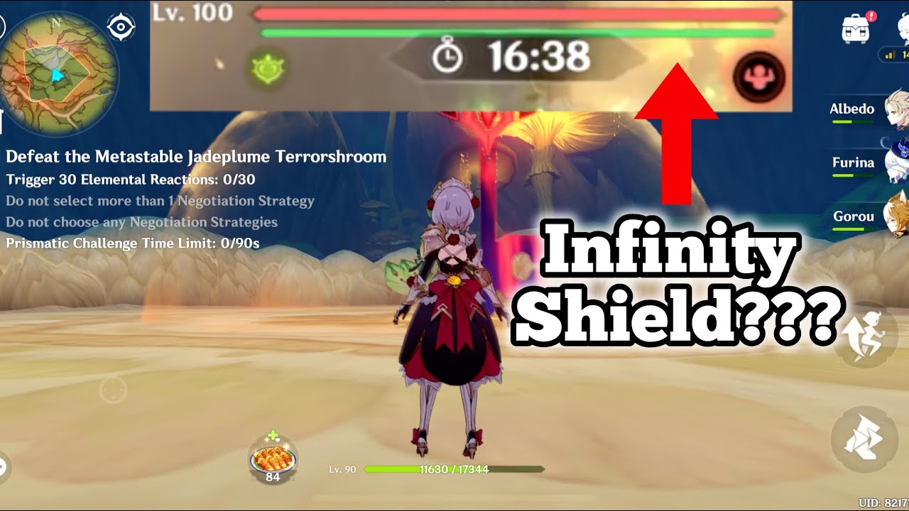 WHOSE IDEA WAS IT TO GIVE THE BOSS AN INFINITY SHIELD???