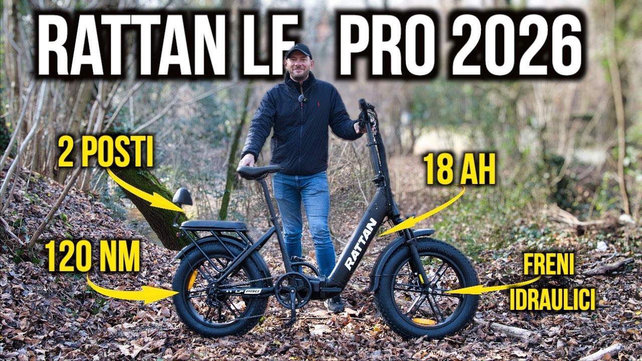 Questa E-Bike TI FA SALIRE QUALSIASI SALITA SENZA FARE FATICA | Rattan LF Pro 2026