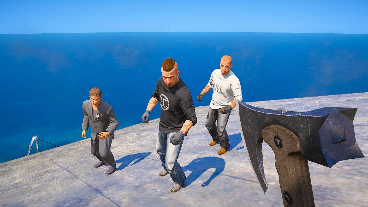 GTA 5 - Melee Weapons vs NPC's Ragdolls Ep.33 | Euphoria Physics Ragdolls