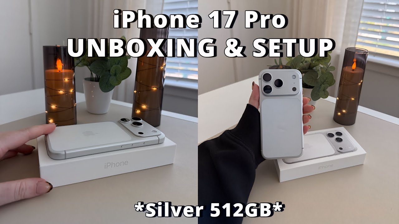 Распаковка и настройка iPhone 17 Pro | Тестирование новой камеры + первые впечатления *серебряный*
