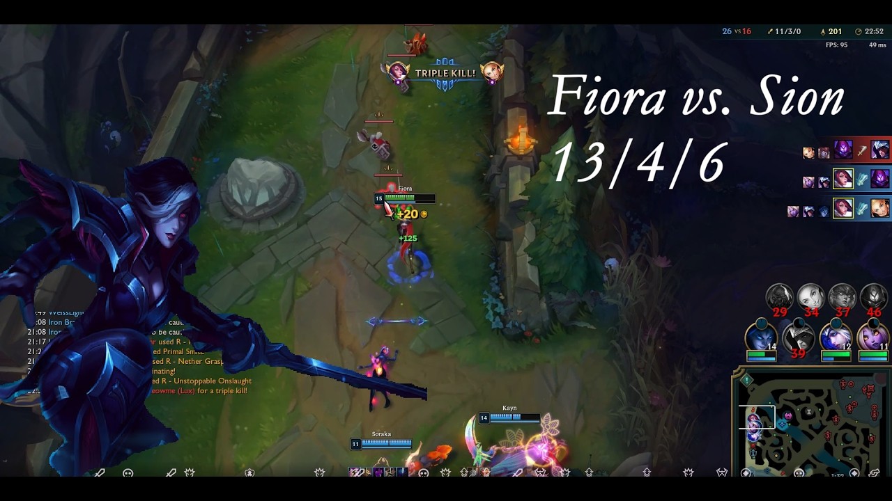 Fiora vs. Sion &mdash; A Fortunate State of Events