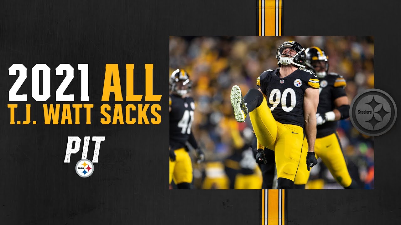 Najważniejsze wydarzenia 2021 roku: Wszystkie sacki TJ Watta z sezonu 2021 | Pittsburgh Steelers