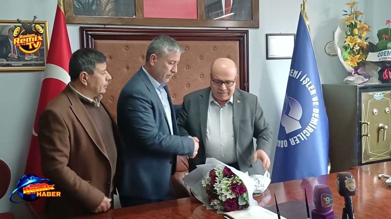 ÖDEMİŞ MADENİ İŞLER ODASINDA YENİ DÖNEM: HAKAN GÜÇLÜ RESMEN GÖREVE BAŞLADI