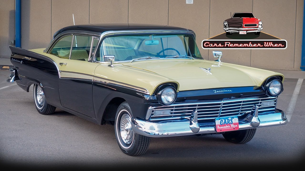 1957 Ford Fairlane 500 FOR SALE 292 Y-Block V8 Engine Inca Gold Raven Black